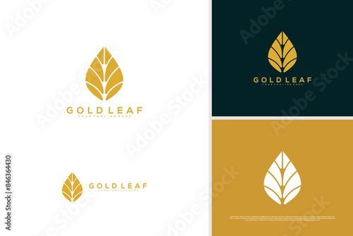 Wheat farming logo illustration design, wheat plant harvest farming logo template, nature logo design template