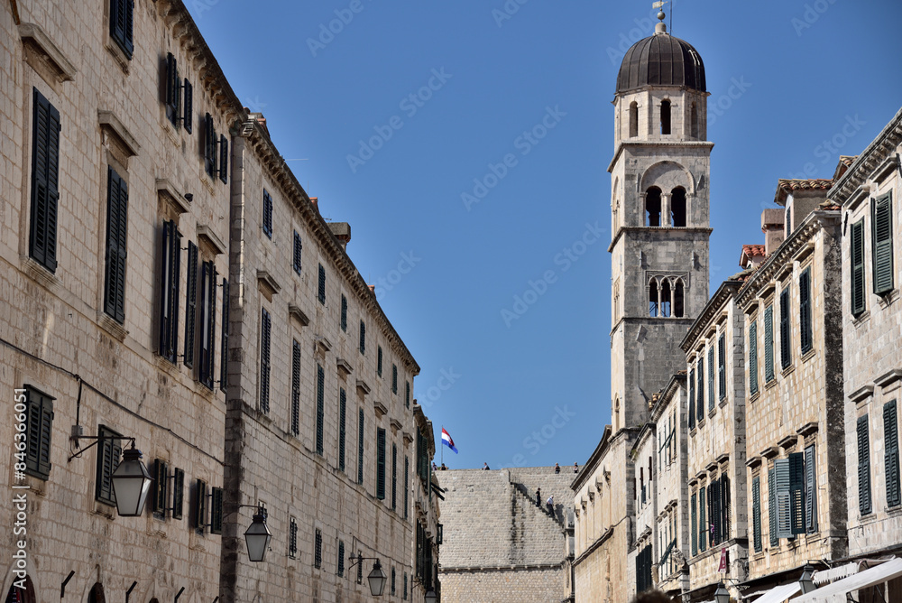 Fototapeta premium Dubrovnik is one of the most attractive tourist destinations in the Adriatic Sea, Croatia