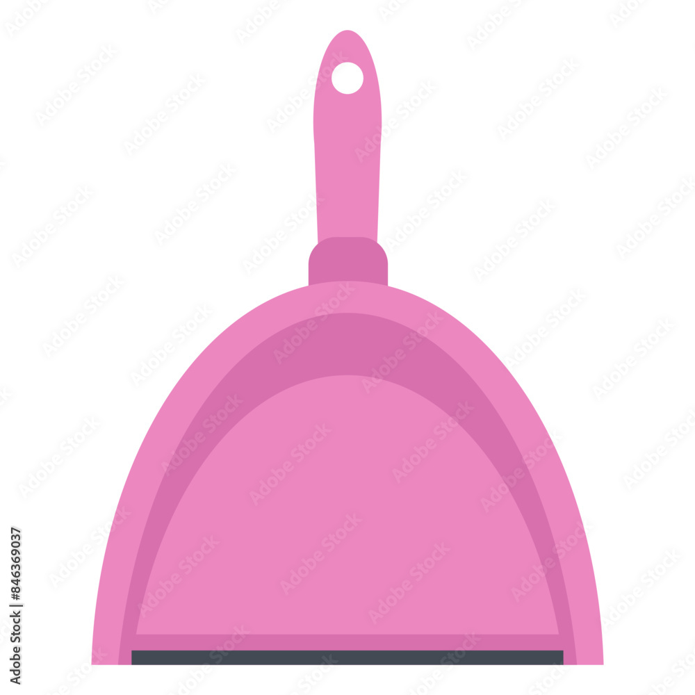 Fototapeta premium Cleaning Supplies Equipment in Flat Cartoon Style. Vector Illustration.