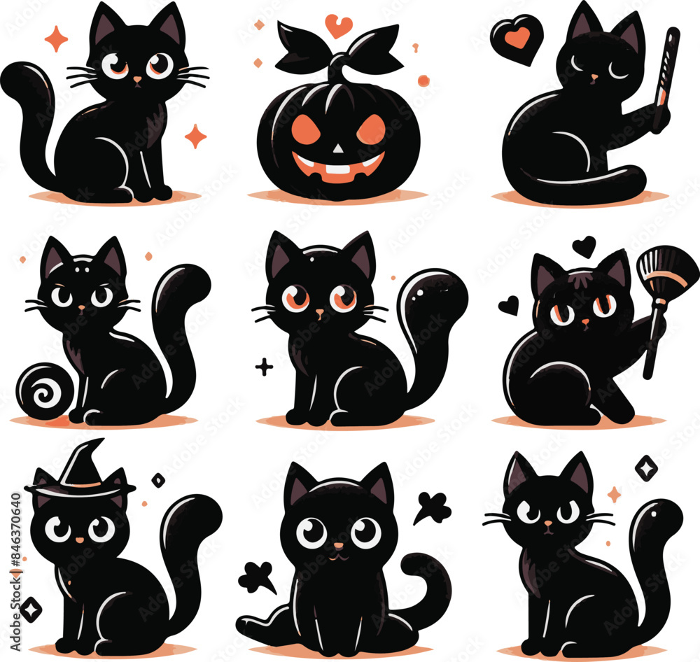 set of cats set of cats
