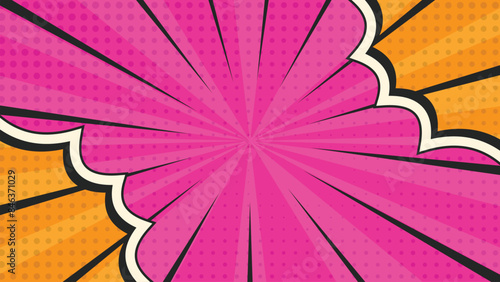 Retro Comic Effect Background