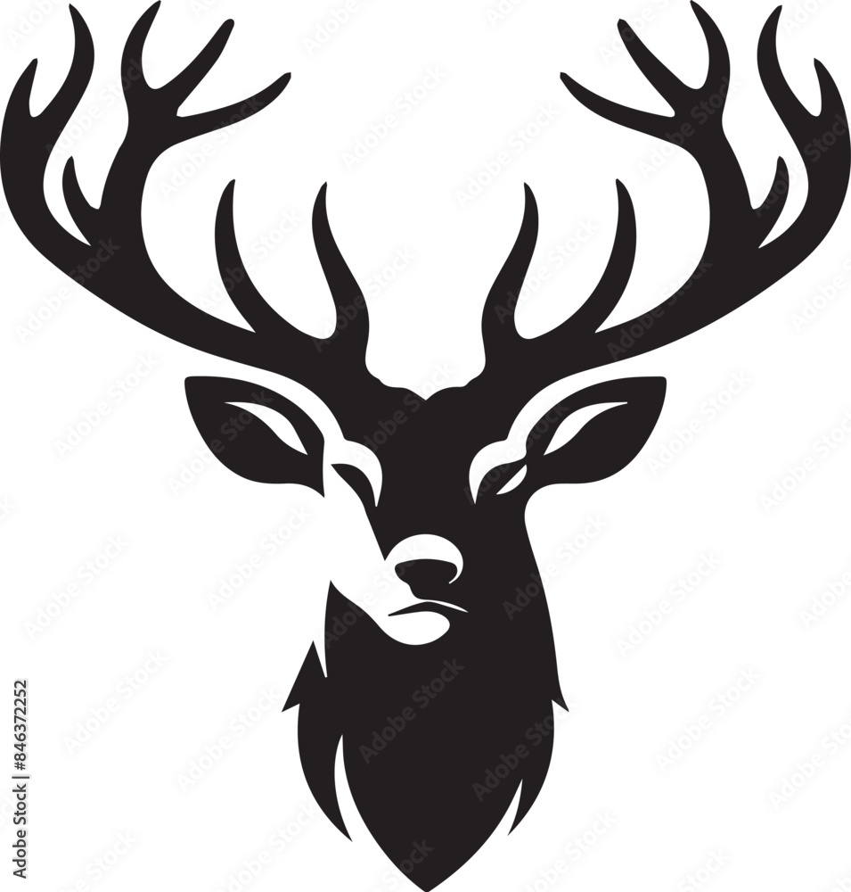 deer head vector deer head vector