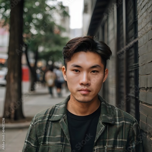 youthful Asian male