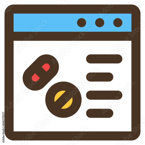 medicine online icon