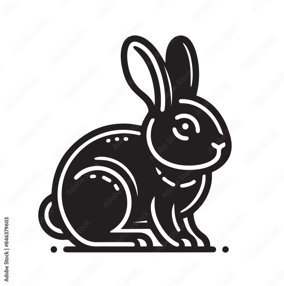 Obraz premium easter bunny with egg