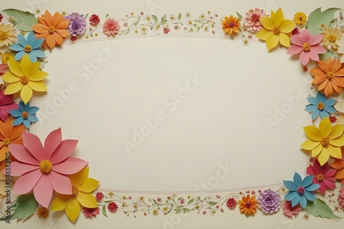 Several different shapes of stationery using floral patterns