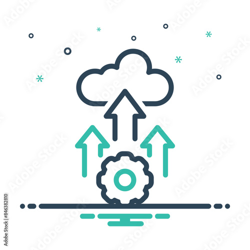 Mix icon for probability  