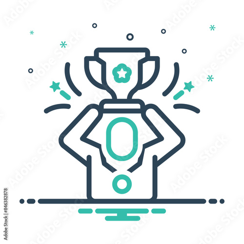 Mix icon for victory 