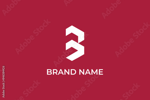 Modern and unique letter B initials logo design, Modern abstract letter B logo design, abstract letter B logo, Creative B Logo Design Template © Zayn