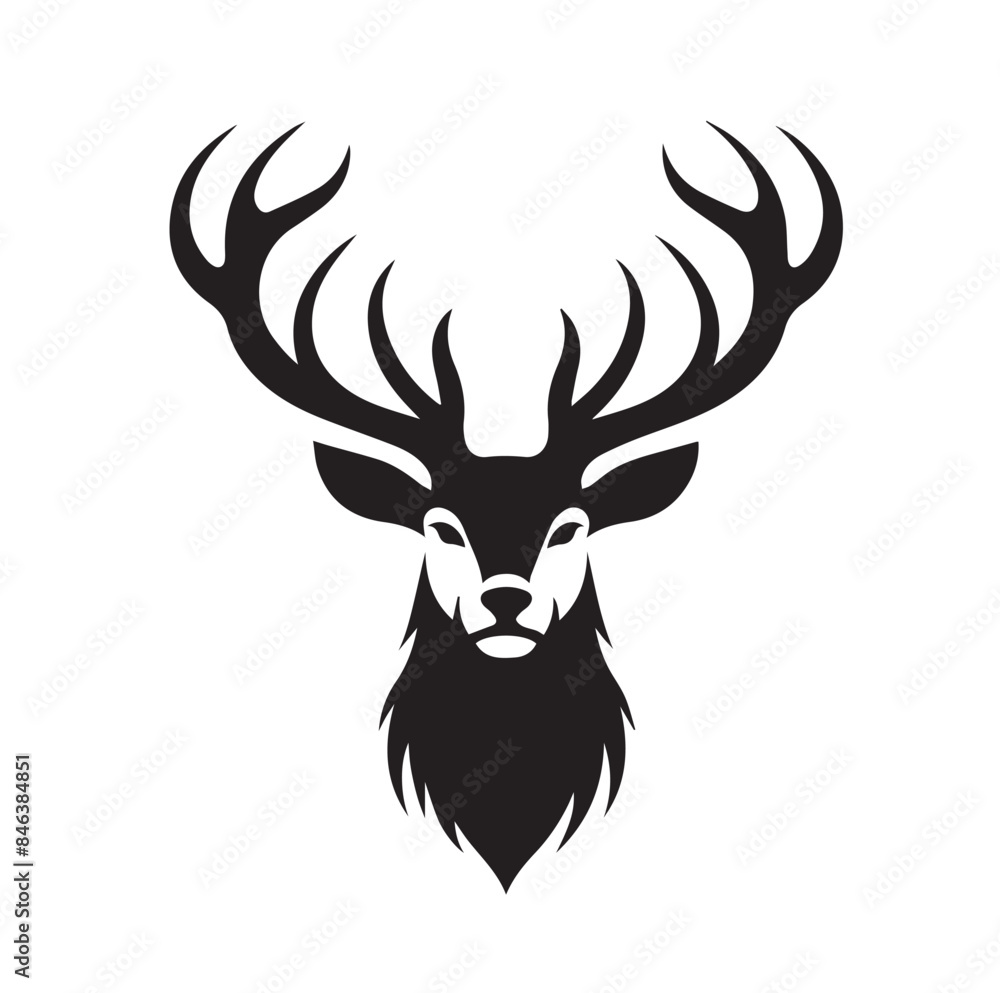 silhouette of a deer silhouette of a deer