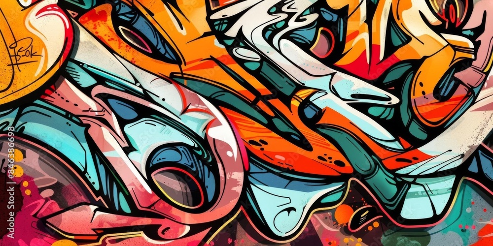 Vibrant Graffiti and Artistic Fonts Vibrant Graffiti and Artistic Fonts