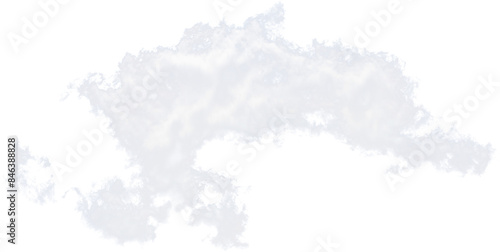 real clouds with transparent background in high resolution, fog