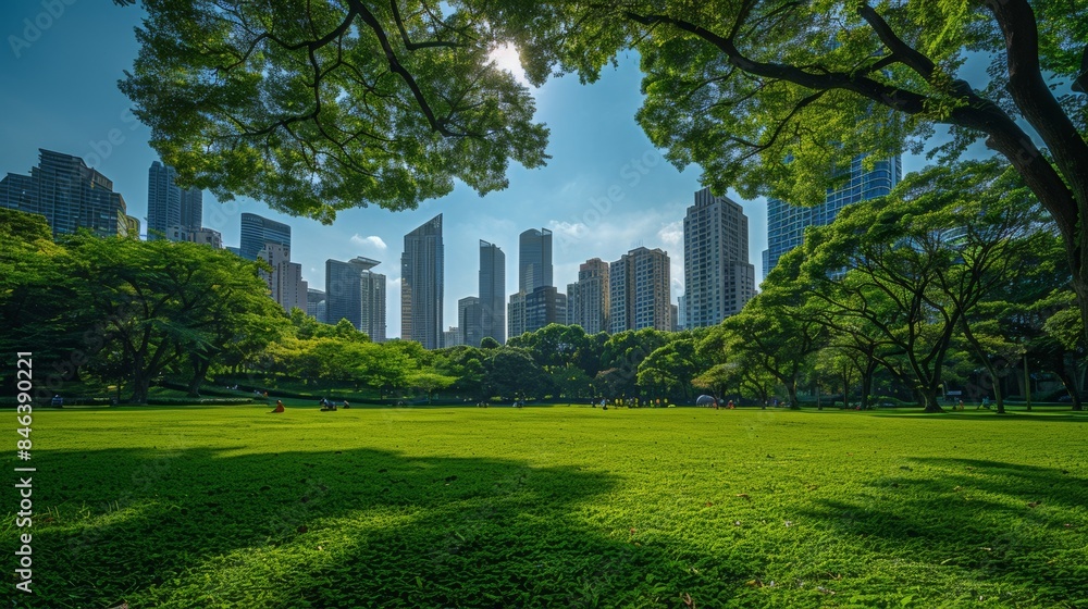 Green and Comfortable City Park Green and Comfortable City Park