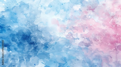 Watercolor textures in pastel shades