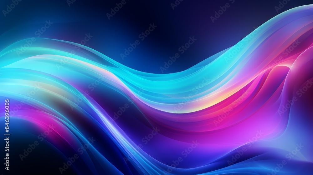An abstract flowing neon wave background inspired by the Northern Lights, with swirling auroras and vibrant hues. An abstract flowing neon wave background inspired by the Northern Lights, with swirling auroras and vibrant hues.