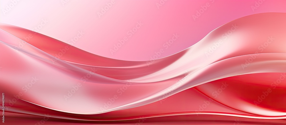 An abstract wide banner featuring a pink festive background adorned with shiny winding serpentine The copyspace image offers room for text An abstract wide banner featuring a pink festive background adorned with shiny winding serpentine The copyspace image offers room for text