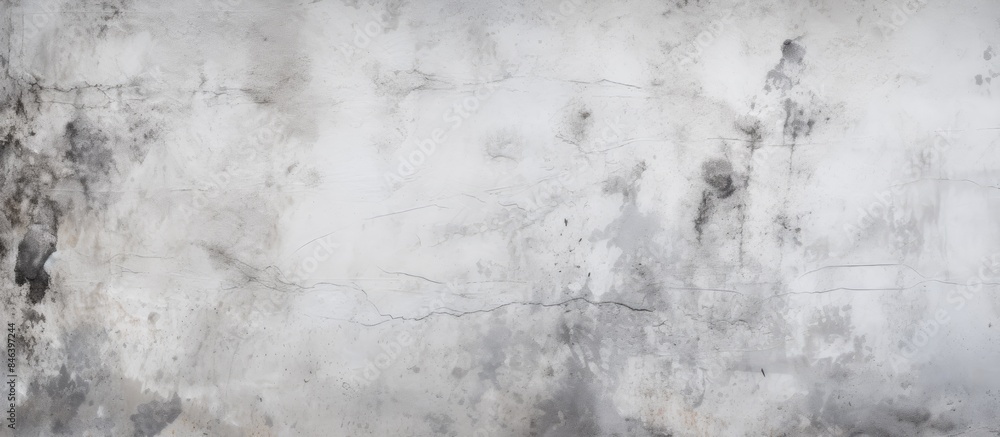 An aged white and gray grunge concrete texture or background that provides copy space for graphics or creative elements An aged white and gray grunge concrete texture or background that provides copy space for graphics or creative elements