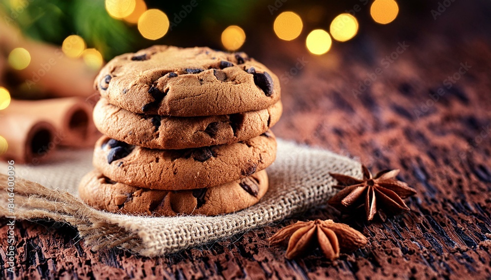 Chocolate chip cookie. Chocolate chip cookie.