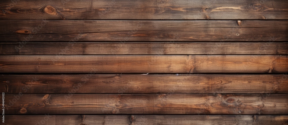 Fototapeta premium A vintage wooden backdrop perfect for adding text or images with ample copy space