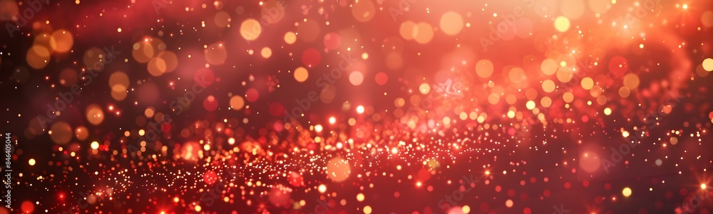 elegant red festive background with golden glitter and stars. elegant red festive background with golden glitter and stars.