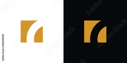 Modern and simple number 7 logo design