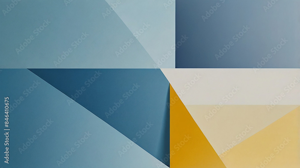 the background is blue with yellow gradations, generative ai the background is blue with yellow gradations, generative ai
