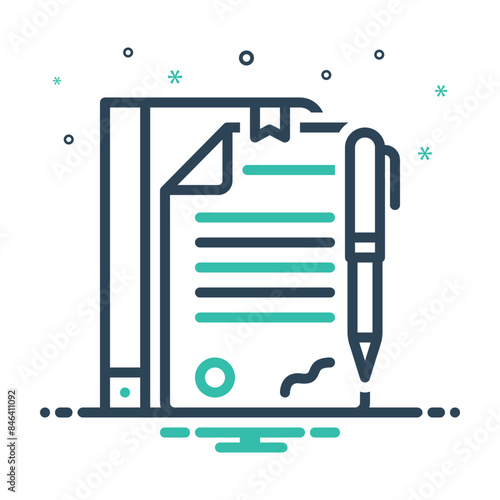 Mix icon for contract  