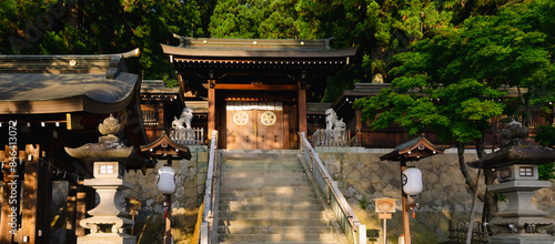 Foto Shrine at sunset in Takayama