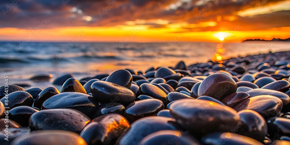 Obraz premium sunset on the beach