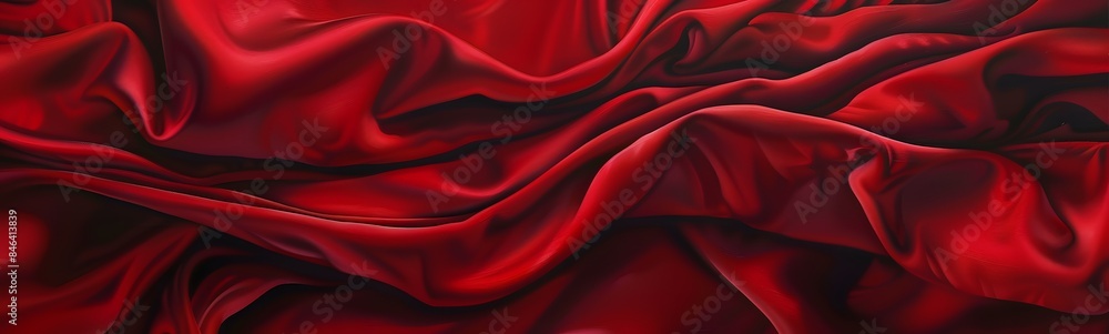 Obraz premium red cloth background. 