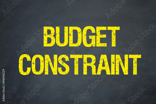 Budget Constraint	 photo