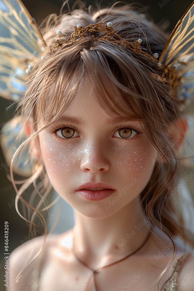 portrait of a little girl