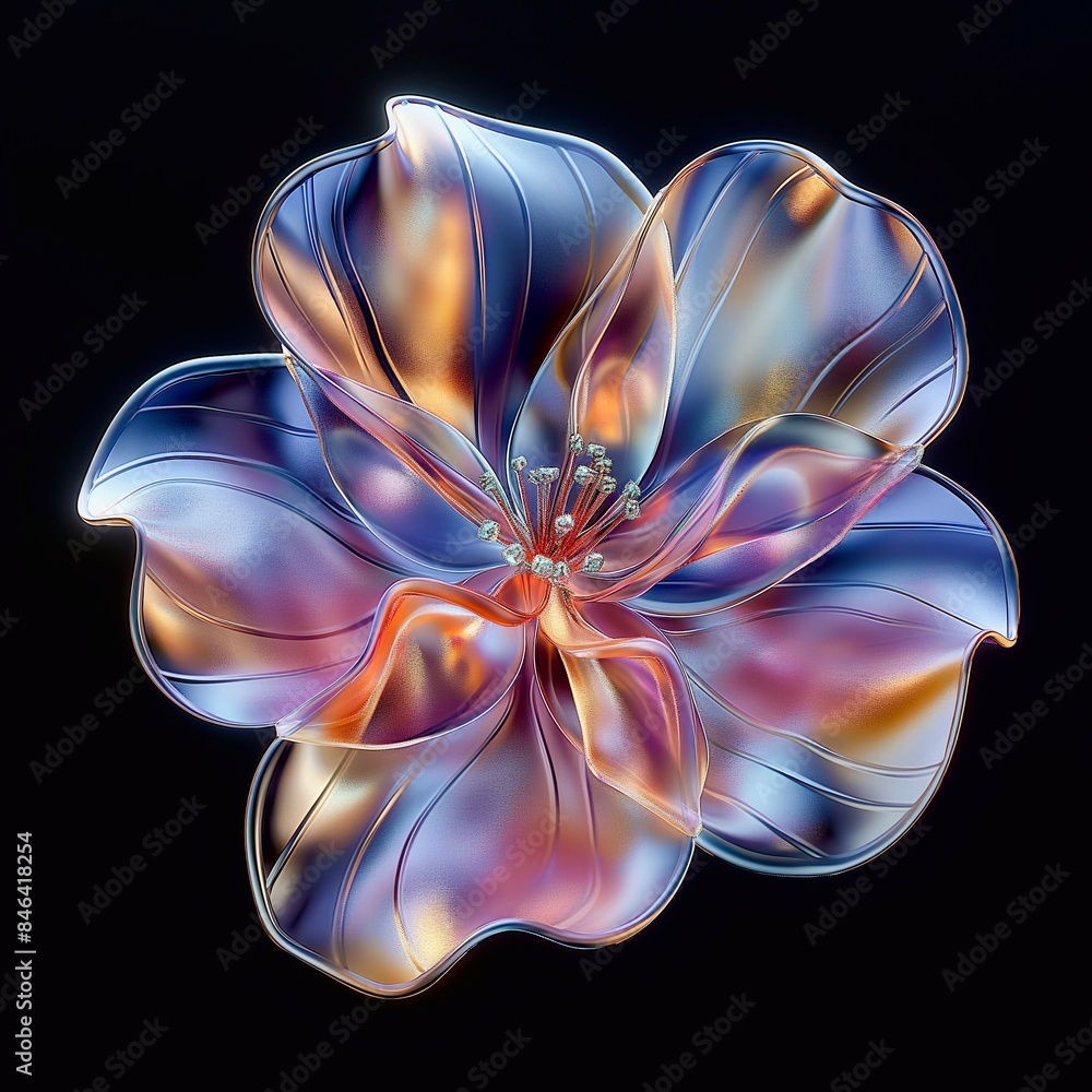 abstract fractal flower