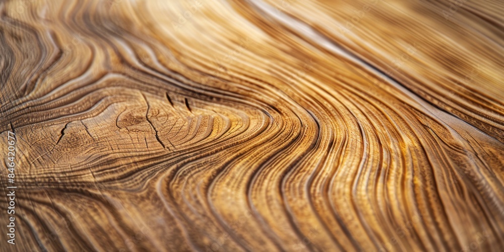 A wooden surface with a grain pattern that is very detailed and intricate A wooden surface with a grain pattern that is very detailed and intricate