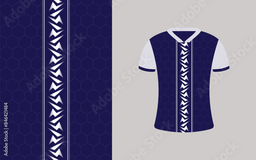 Trendy sporty jersey background design for printable products.