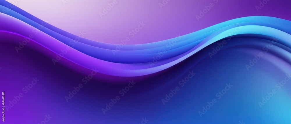 Fototapeta premium abstract purple blue flowing background illustration