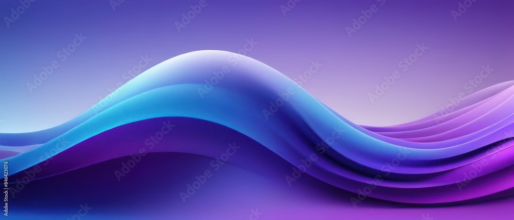 Fototapeta premium abstract purple blue flowing background illustration