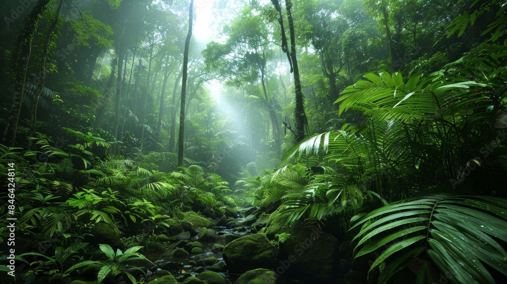 Lush and Wet Rainforest Lush and Wet Rainforest