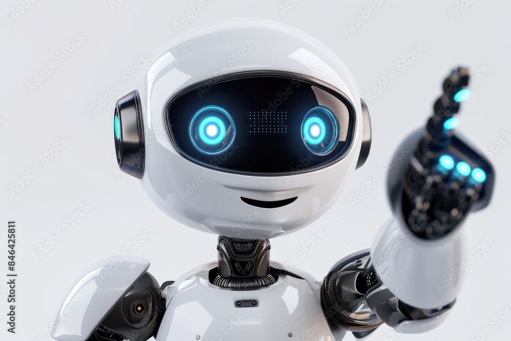 A cute robot A cute robot