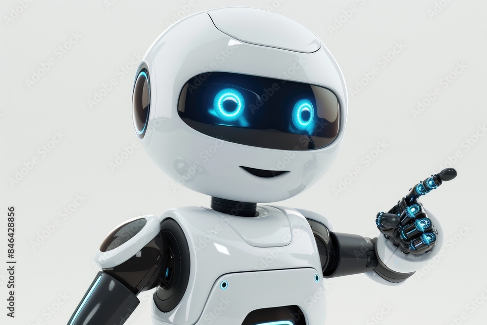 A cute robot A cute robot