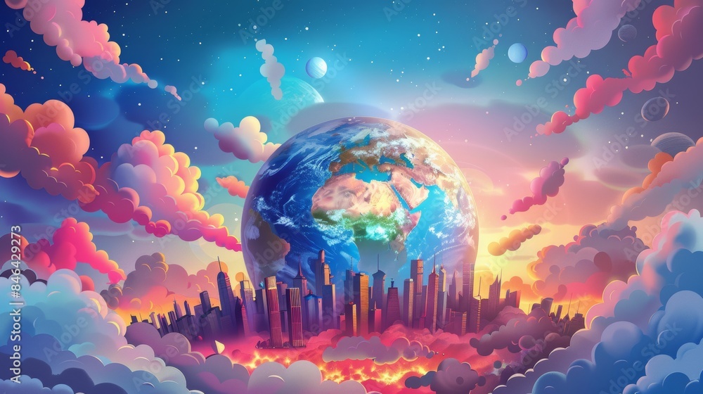 Mythological World Illustration Mythological World Illustration