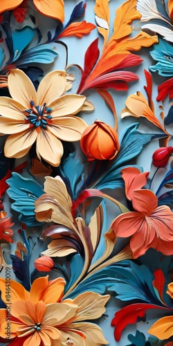 pattern with flowers