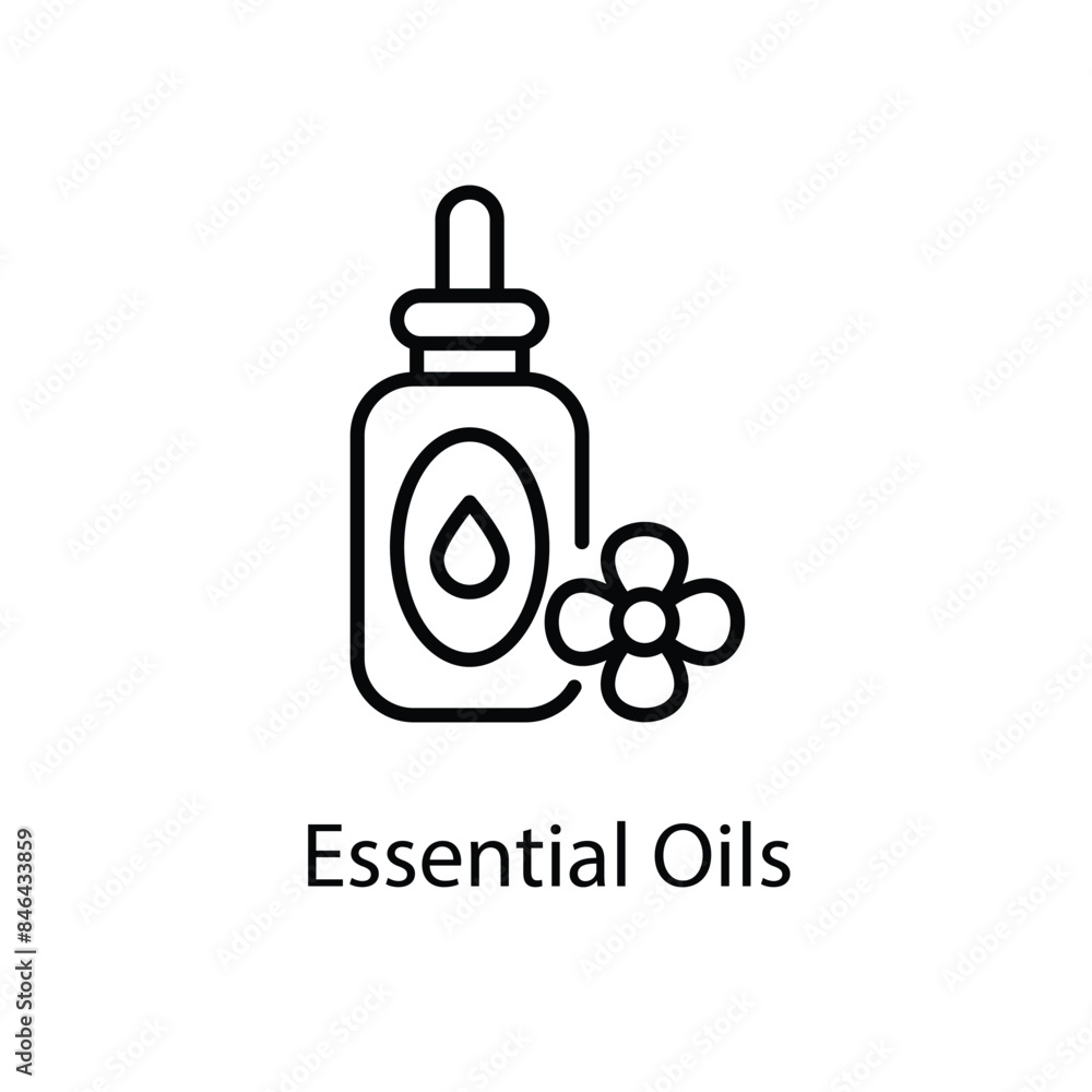 Essential Oils vector icon Essential Oils vector icon