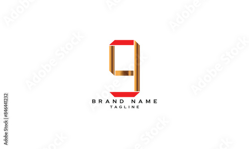 G4, 4G, Abstract initial monogram letter alphabet logo design