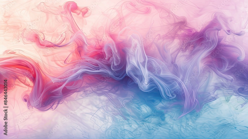 Ethereal mist swirling in dreamy hues Ethereal mist swirling in dreamy hues
