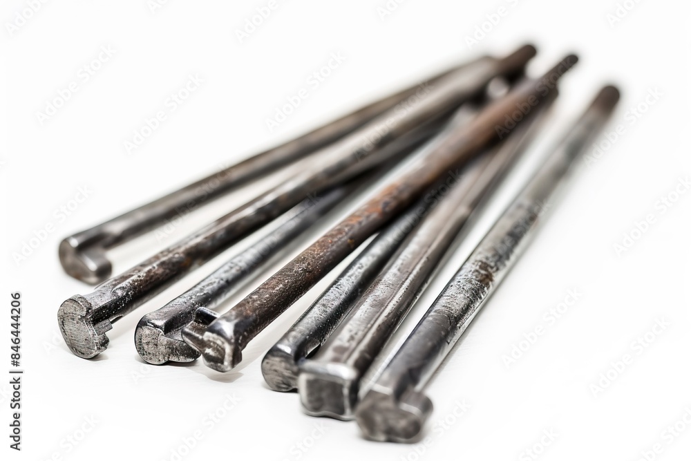 Allen Key Set Isolated on White Background Allen Key Set Isolated on White Background