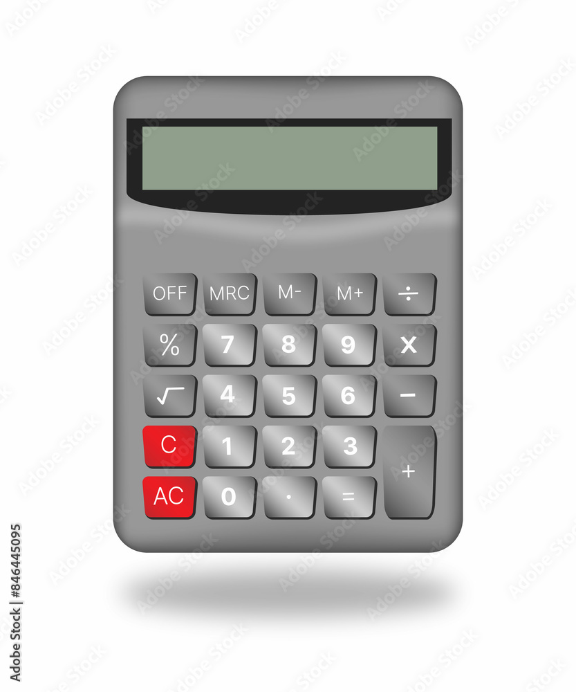 Calculator design in vector illustration. Calculator design in vector illustration.