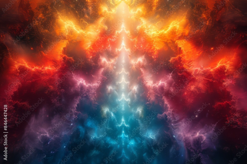 Naklejka premium abstract background in colors and patterns for Compliment Your Mirror Day