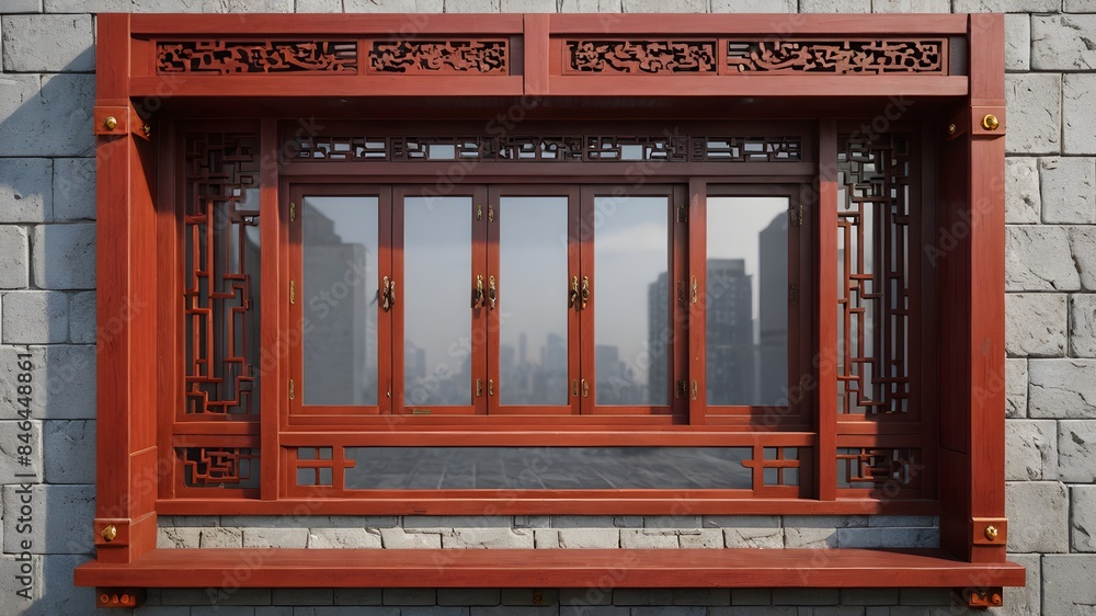 Generative AI. Embrace the allure of the Orient with this beautiful Chinese-style room, adorned with intricately carved wooden doors and windows. A true masterpiece that effortlessly blends elegance Generative AI. Embrace the allure of the Orient with this beautiful Chinese-style room, adorned with intricately carved wooden doors and windows. A true masterpiece that effortlessly blends elegance