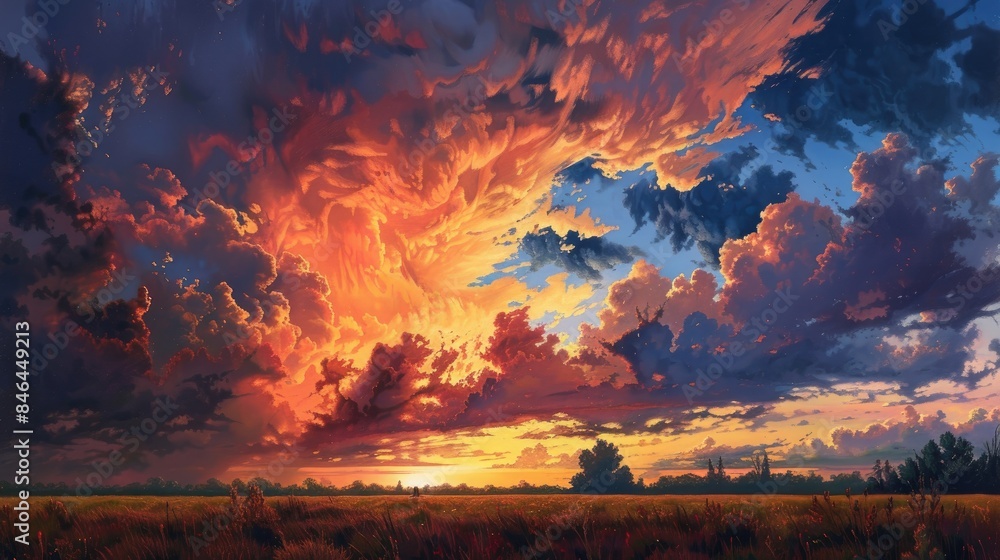 Stunning evening sky Stunning evening sky